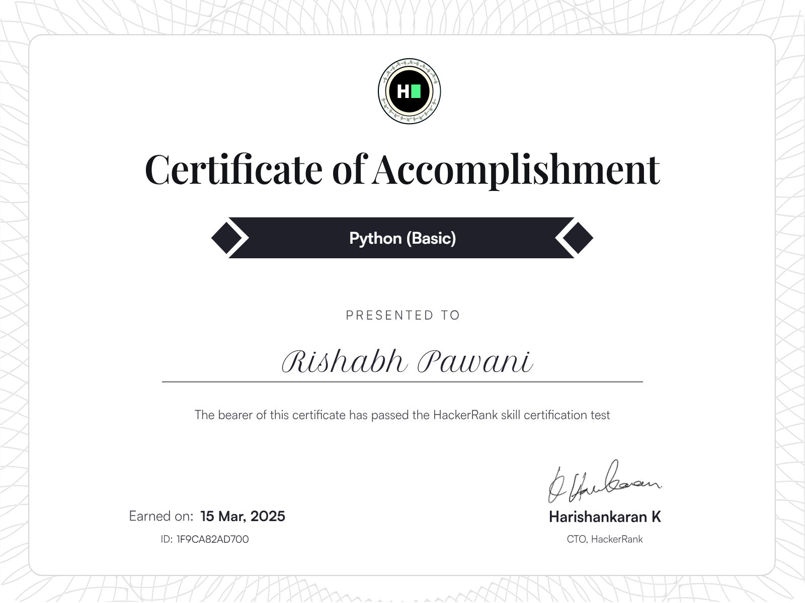 Web Development Certificate